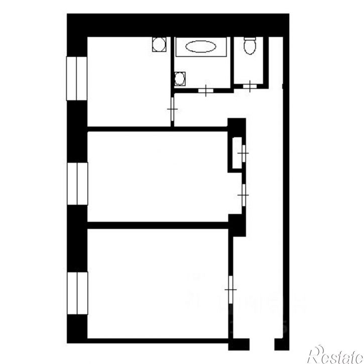 2-комн квартира ул Корабельная, 60,  д. 60