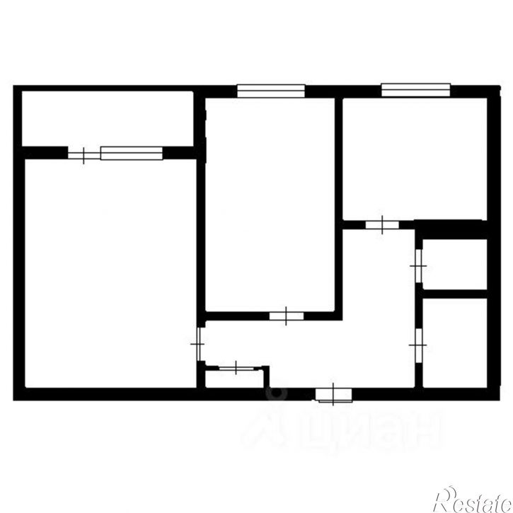 2-комн квартира ул Студенческая, 14,  д. 14